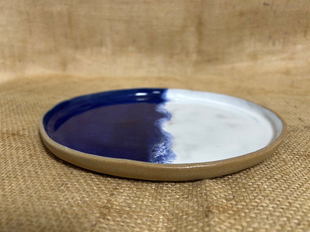 Prato Azul e Branco