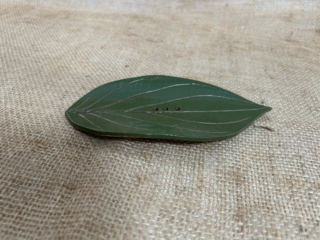 Saboneteira Folha Verde